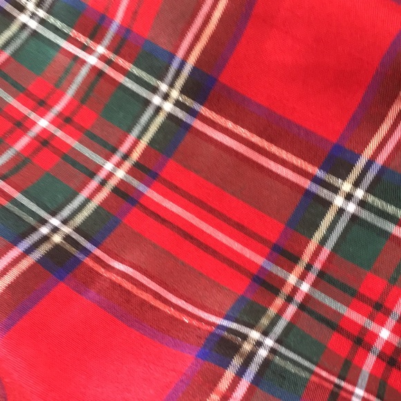 Laura Ashley Red Plaid Dress. - Picture 6 of 6